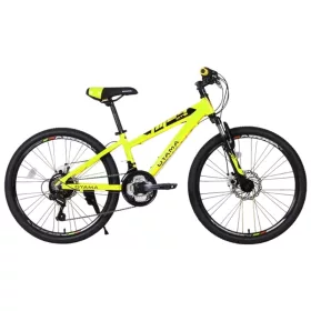 24 colos Oyama mountain bike, neon sárga