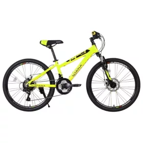 24 colos Oyama mountain bike, neon sárga