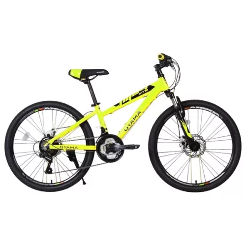 24 colos Oyama mountain bike, neon sárga
