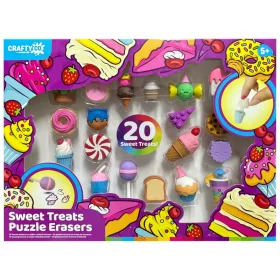 Crafty Co. Sweet Treats radírkészlet, 20 db