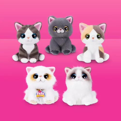 Pets Alive Smitten Kitten interaktív plüsscica, 2. sorozat (többféle)