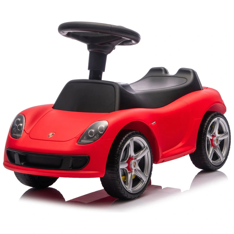 Porsche kisautó fény- és hangeffektekkel, piros – fő nézet