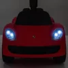 Porsche kisautó fény- és hangeffektekkel, piros