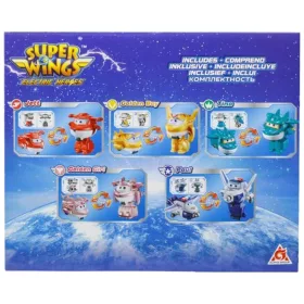 Super Wings Transform-a-Bots figura szett, 5 darabos