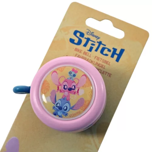 Disney Stitch rózsaszín biciklicsengő