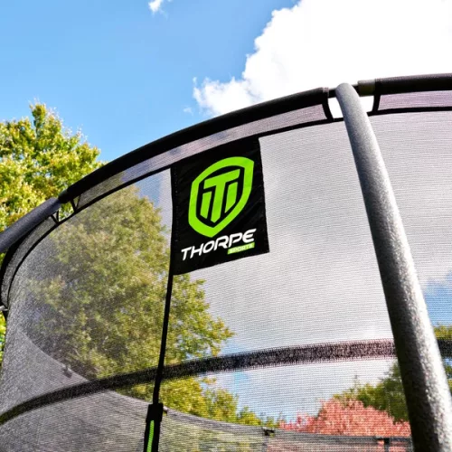 Thorpe Sports kültéri kerek trambulin hálóval 427 cm