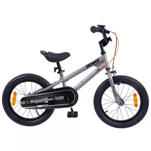 16 colos Freestyle FS-7 gyerekkerékpár, metál