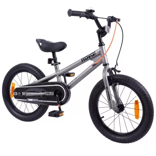 16 colos Freestyle FS-7 gyerekkerékpár, metál