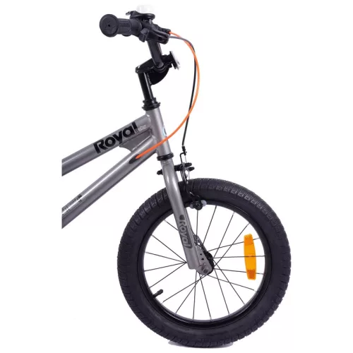 16 colos Freestyle FS-7 gyerekkerékpár, metál