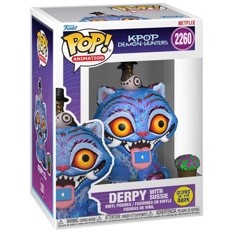 Funko POP! figura 2260 Netflix KPop Demon Hunters Derpy és Sussie – sötétben világító – fő nézet