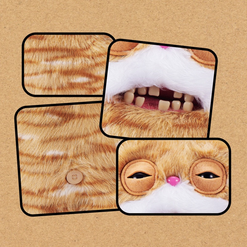 Fuggler Fuggler Alley Cats Stinkface plüss, 23 cm, alternatív kép 2