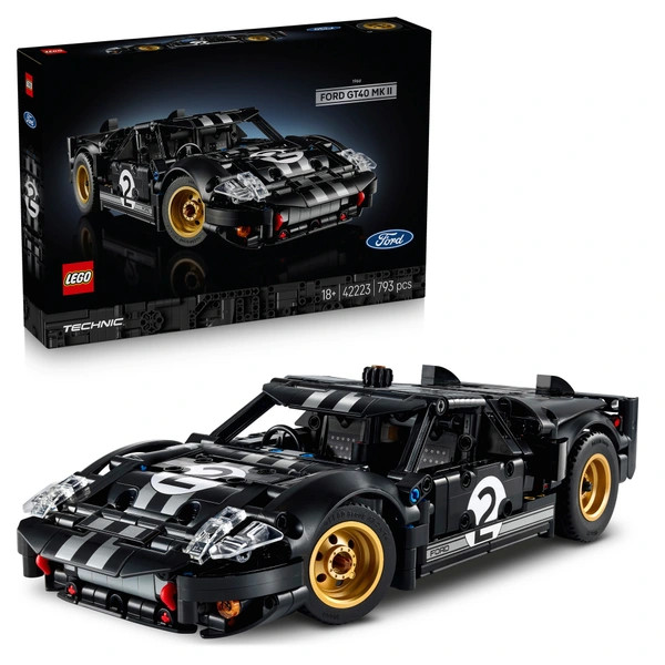 LEGO Technic 1966 Ford GT40 MKII versenyautó 42223 – alternatív kép 1