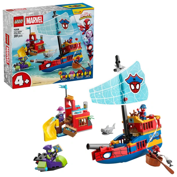 LEGO Spidey Pókember csapatának kalózhajója 11208 – alternatív kép 1