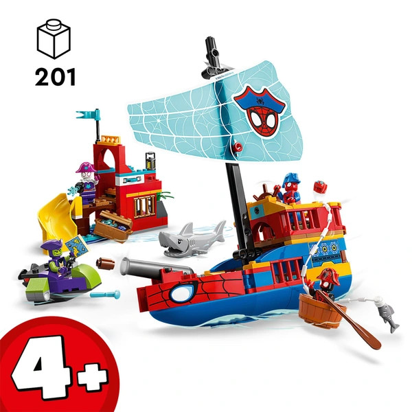 LEGO Spidey Pókember csapatának kalózhajója 11208 – alternatív kép 2