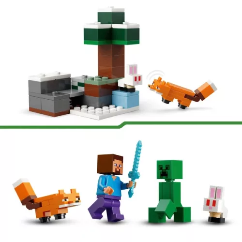 LEGO Minecraft Steve kalandja a tajgában 21583