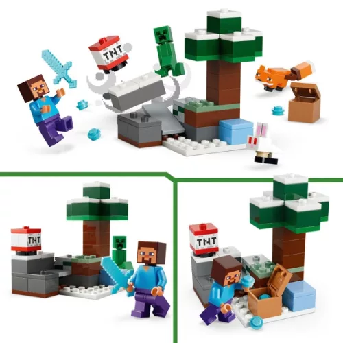 LEGO Minecraft Steve kalandja a tajgában 21583