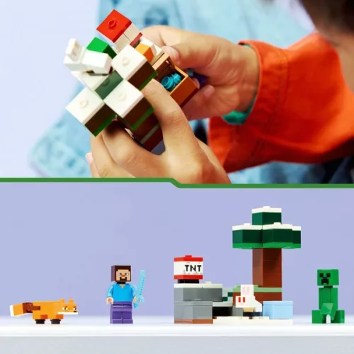LEGO Minecraft Steve kalandja a tajgában 21583