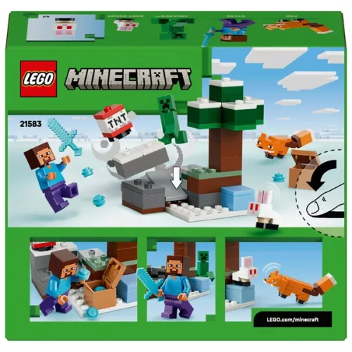 LEGO Minecraft Steve kalandja a tajgában 21583