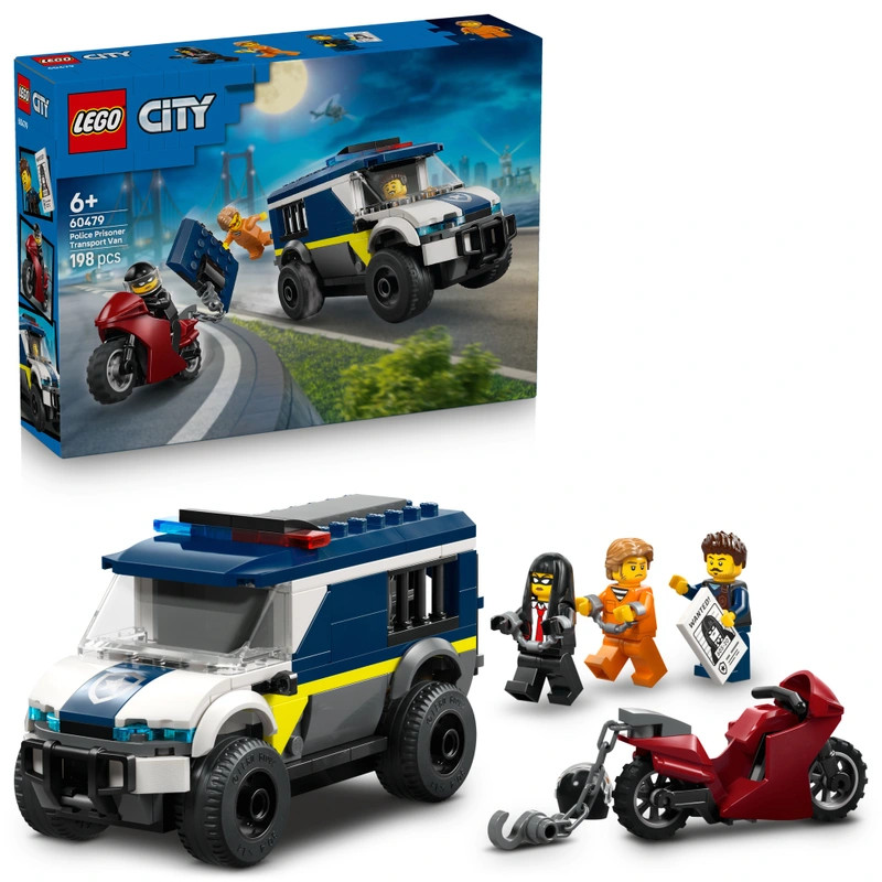 LEGO City Fogolyszállító jármű 60479 – fő nézet