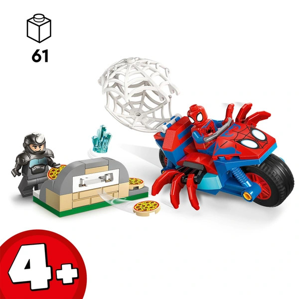 LEGO Spidey Pókember motoron az orrszarvú ellen 11206 – alternatív kép 2