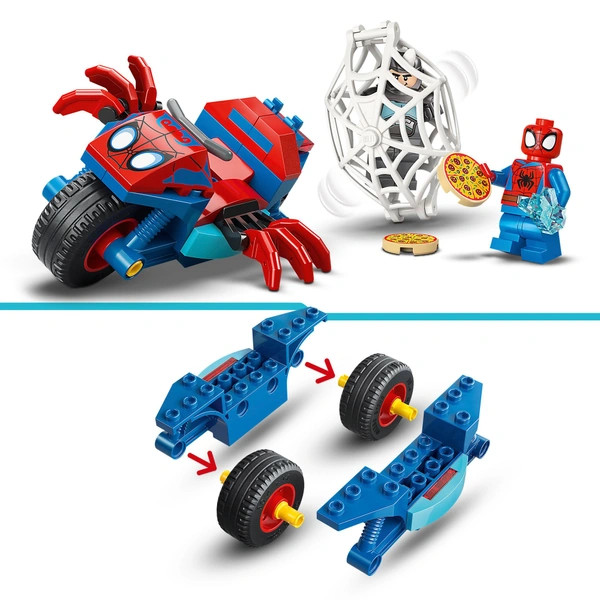 LEGO Spidey Pókember motoron az orrszarvú ellen 11206 – alternatív kép 3