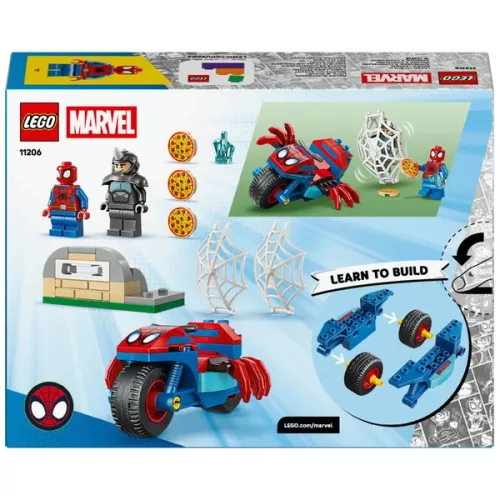 LEGO Spidey Pókember motoron az orrszarvú ellen 11206