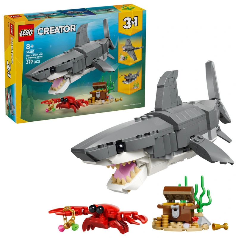 LEGO Creator Vadcápa kincsesládával 3 az 1-ben 31381 – fő nézet