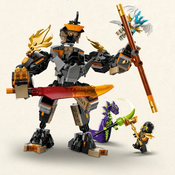 LEGO NINJAGO Cole akciórobotja és Zane sárkánya 71854 – alternatív kép 3