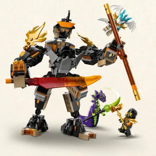 LEGO NINJAGO Cole akciórobotja és Zane sárkánya 71854