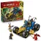 LEGO NINJAGO Jay átalakuló gyorsasági száguldója 71856, 6–8 év, Többszínű