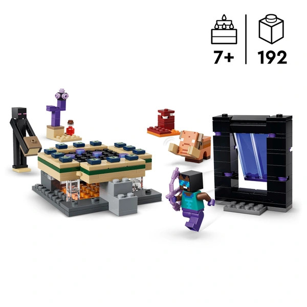 LEGO Minecraft Utazás az Alvilág és Vég Portálján keresztül 21584 – alternatív kép 2