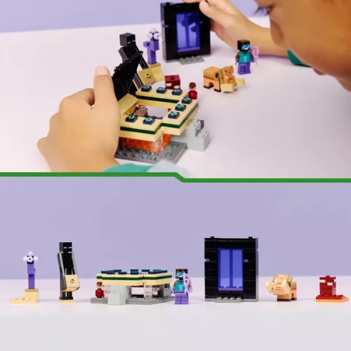 LEGO Minecraft Utazás az Alvilág és Vég Portálján keresztül 21584