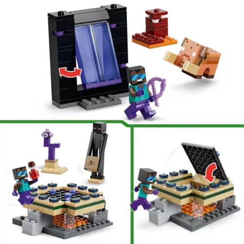 LEGO Minecraft Utazás az Alvilág és Vég Portálján keresztül 21584