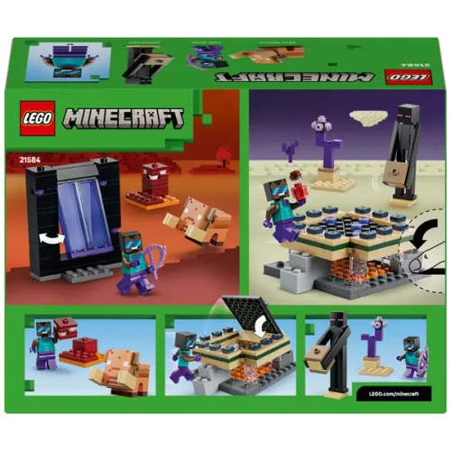 LEGO Minecraft Utazás az Alvilág és Vég Portálján keresztül 21584