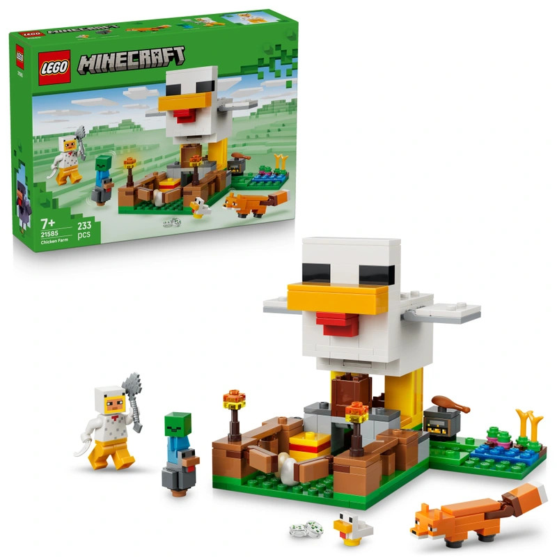 LEGO Minecraft Csirkefarm 21585 – fő nézet