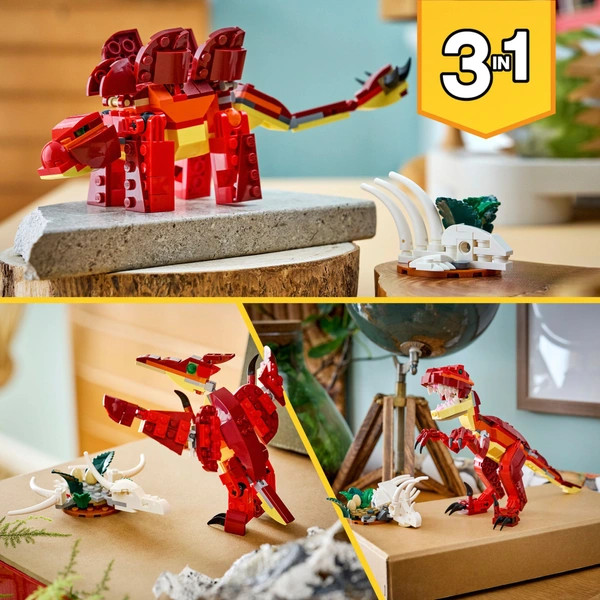 LEGO Creator Vad dinoszaurusz 3 az 1-ben 31379 – alternatív kép 3