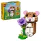 LEGO Creator Aranyos hörcsög virággal 3 az 1-ben 31376, 6–8 év, Műanyag