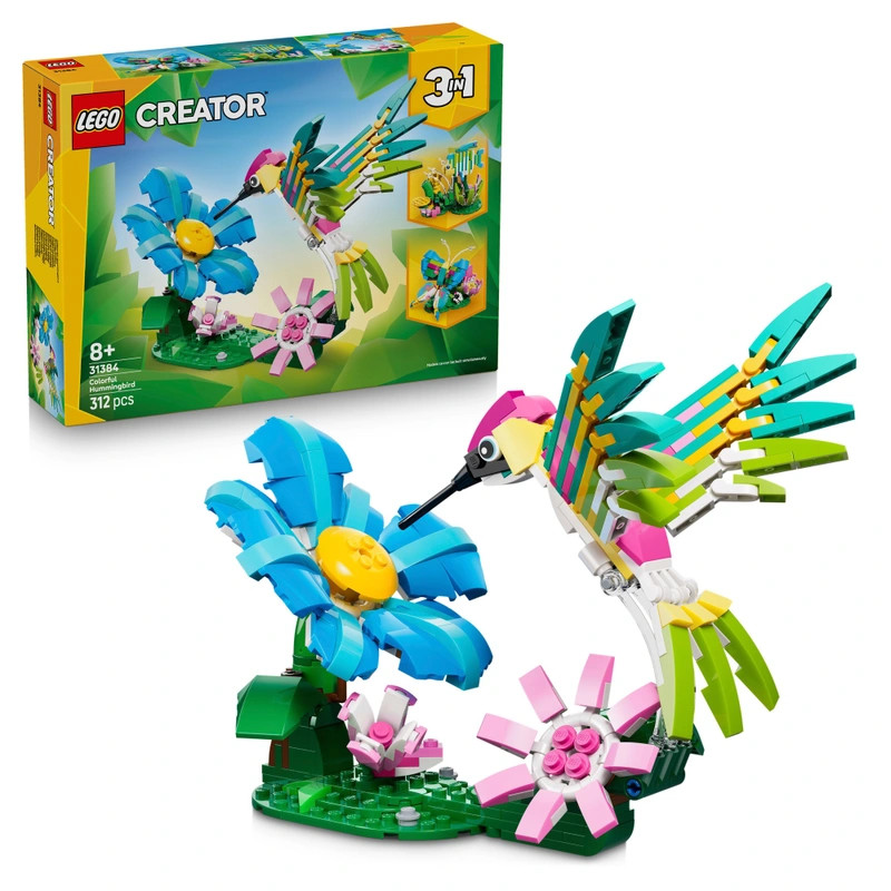 LEGO Creator Vadállatok: Színes kolibri 3 az 1-ben 31384 – fő nézet
