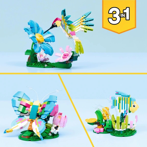 LEGO Creator Vadállatok: Színes kolibri 3 az 1-ben 31384 – alternatív kép 3