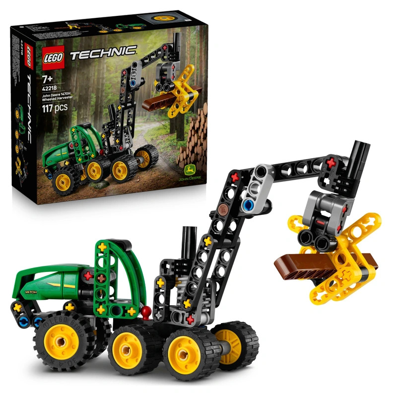 LEGO Technic John Deere 1470H kerekes aratógép 42218 – fő nézet