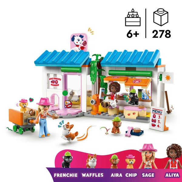 LEGO Friends Kutyás Sütemény Pékség 42677 – alternatív kép 2