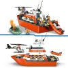 LEGO City Parti őrség mentőhajója helikopterrel 60504