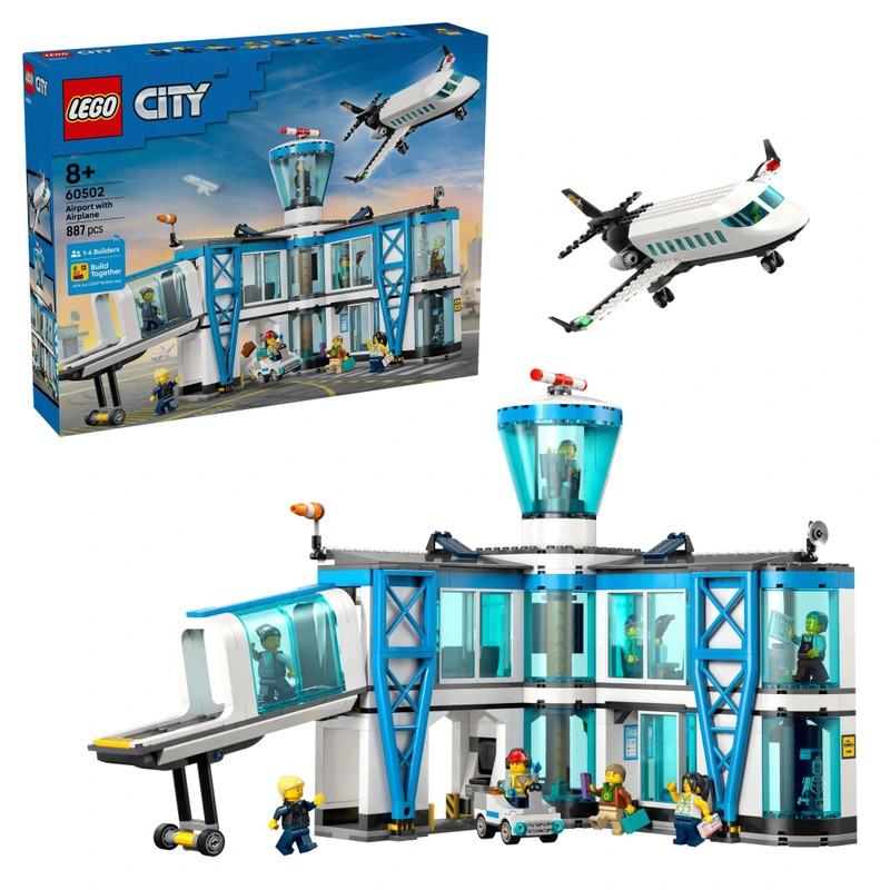 LEGO City Repülőtér repülőgéppel 60502 – fő nézet