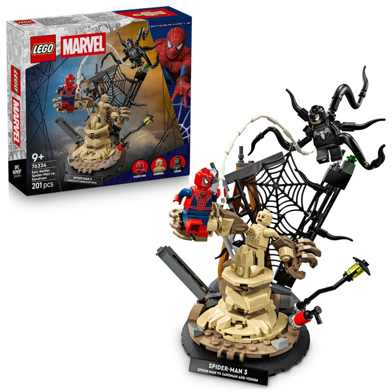 LEGO Marvel Super Heroes Nagy leszámolás: Pókember vs. Homokember 76334 – fő nézet
