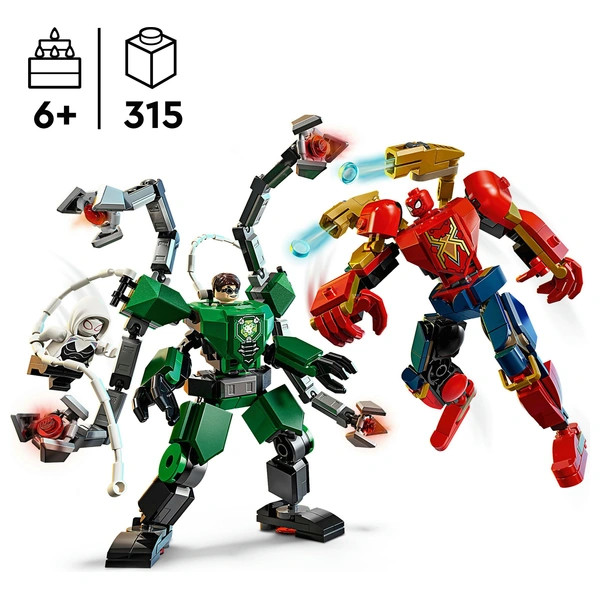LEGO Marvel Super Heroes Mech párbaj: Pókember vs. Doc Ock 76338 – alternatív kép 2