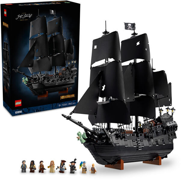LEGO® Icons - 10365 - Jack Sparrow kapitány kalózhajója – fő nézet