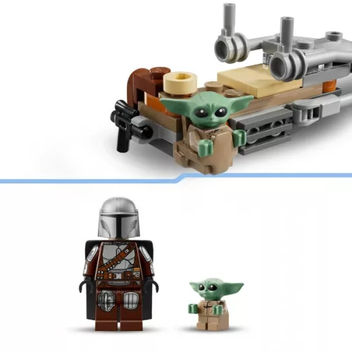 LEGO Star Wars A mandalóri és Grogu a speeder bike-jukon 75436