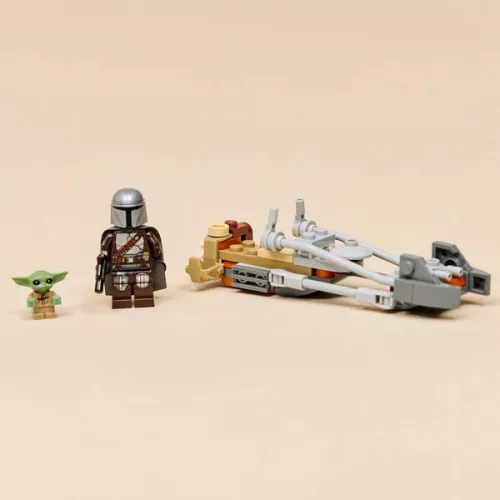 LEGO Star Wars A mandalóri és Grogu a speeder bike-jukon 75436