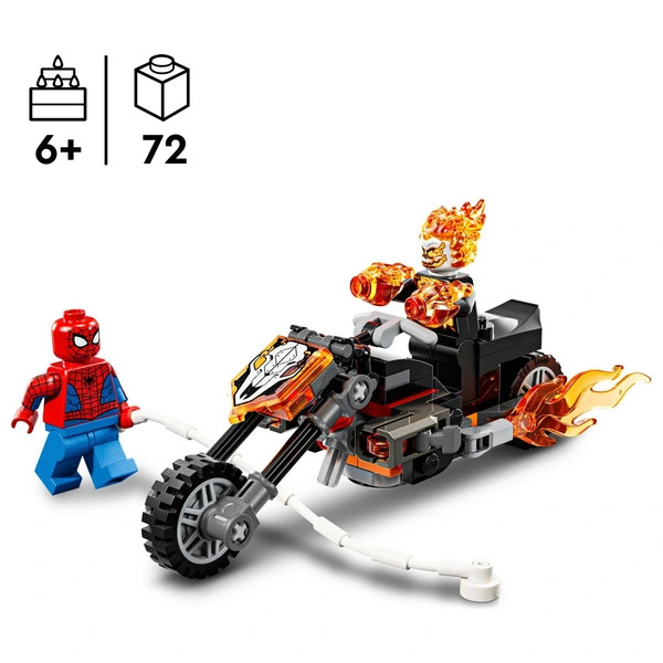 LEGO Marvel Super Heroes Pókember és Szellemlovas a motorján 76335 – alternatív kép 2