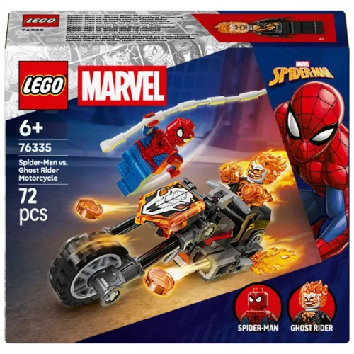 LEGO Marvel Super Heroes Pókember és Szellemlovas a motorján 76335